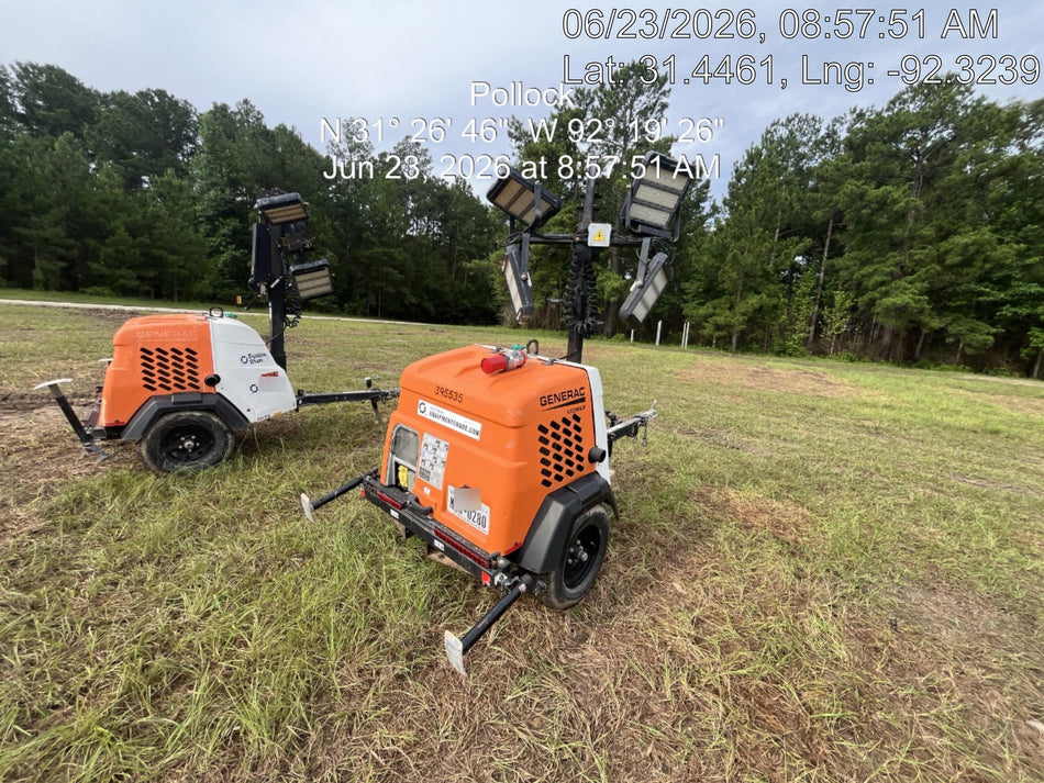 2024 Generac MLT2 Diesel, Flex Switch 120V Input, Powerzone Controller, 
(4) 320W LED Lights, 4kW Generator, 39.9 Gal Fuel Tank, 2" Ball, T3