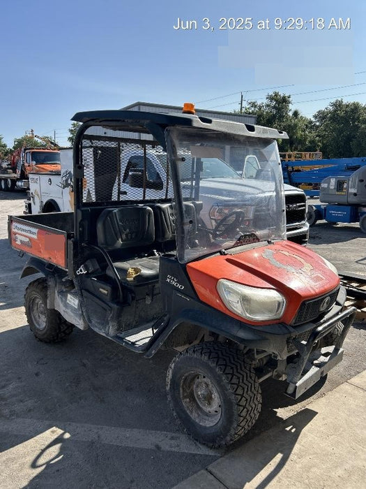 2019 Kubota RTV-X900 4wd Utility Cart, LED Strobe, Windshield Tempered Glass, Plastic Canopy, Backup Alarm