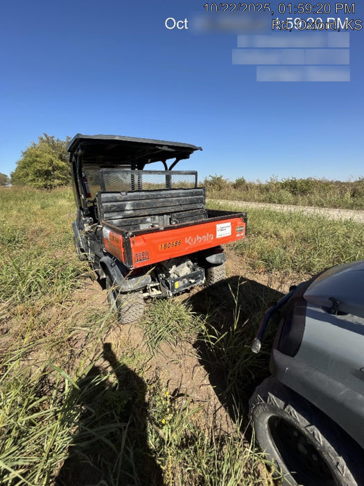 2021 Kubota RTV-X1140W-H Plastic Canopy, Windshield Acrylic Clear, LED Strobe Light, Wire Harness Kit, Back up Alarm