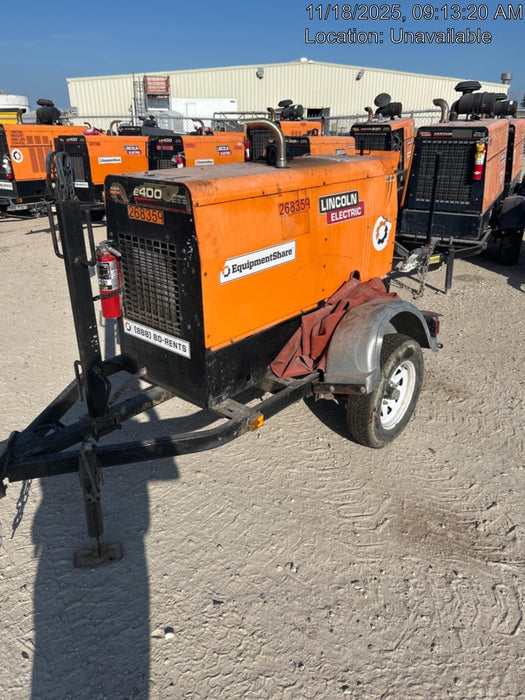 2022 Lincoln Electric LE400 Kubota V1505, Trlr, Cable Rack, Light Kit, ES Decals, T3