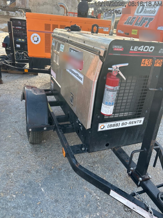 2024 Lincoln Electric LE400 Kubota V1505, Trlr, Cable Rack, Light Kit, ES Decals, T3
