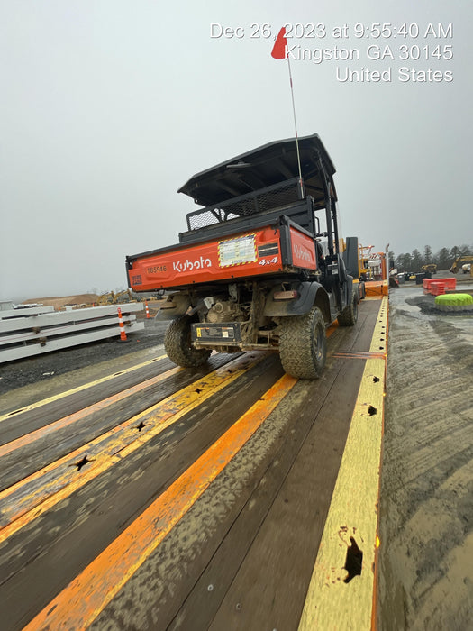 2021 Kubota RTV-X1140W-H Plastic Canopy, Windshield Acrylic Clear, LED Strobe Light, Wire Harness Kit, Back up Alarm