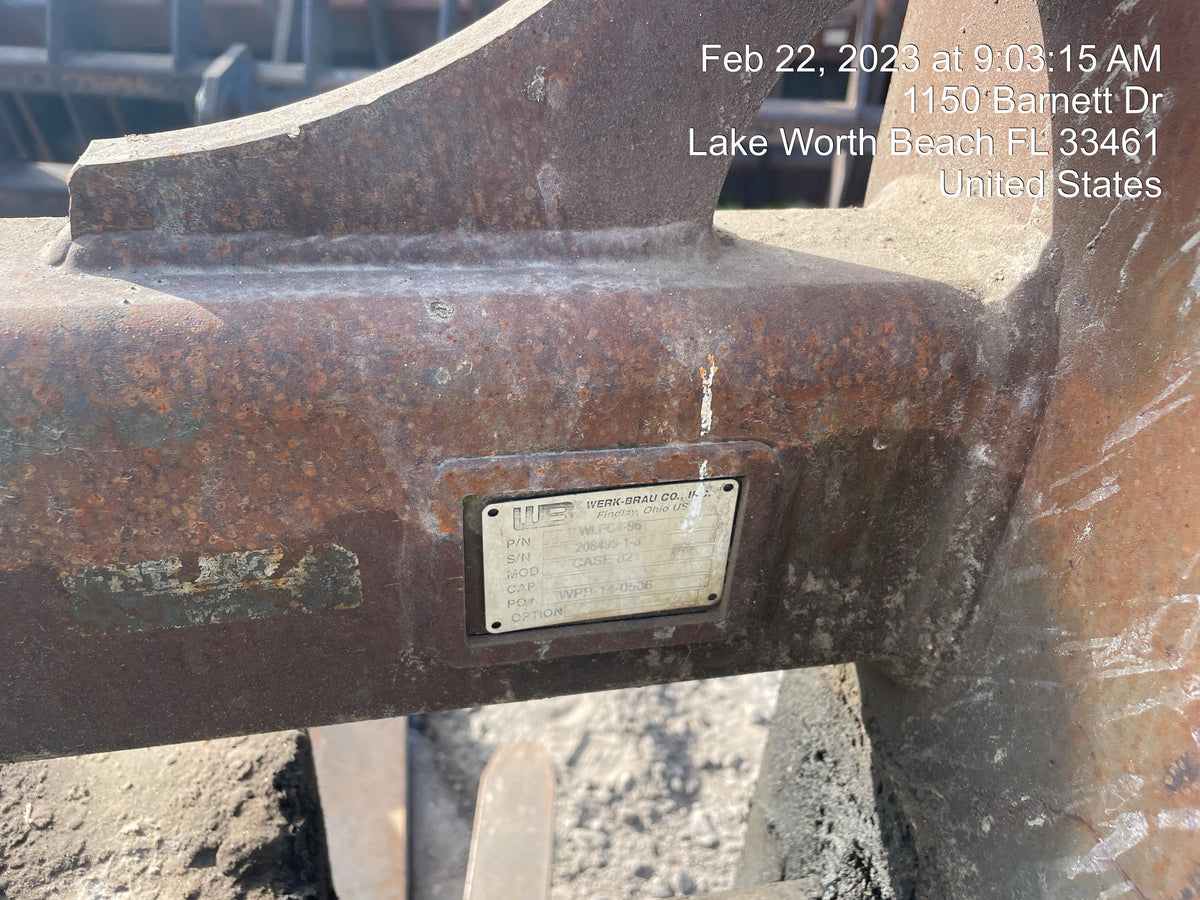 2014 WERK-BRAU 96" Loader Fork Carriage - Werk-Brau