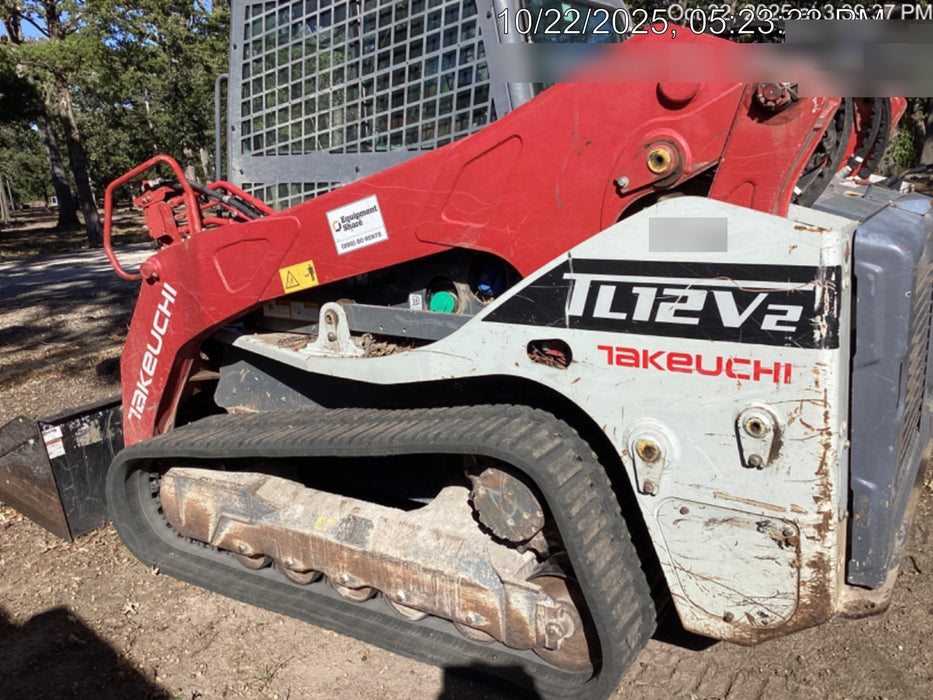 2019 Takeuchi TL12V2 Cab/Heat/Air w/Auxiliary Hydraulics, 2 Speed, Hydraulic QC