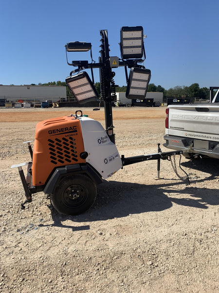 2024 Generac MLT2 Diesel, Flex Switch 120V Input, Powerzone Controller, 
(4) 320W LED Lights, 4kW Generator, 39.9 Gal Fuel Tank, 2" Ball, T3
