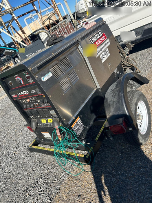 2024 Lincoln Electric LE400 Kubota V1505, Trlr, Cable Rack, Light Kit, ES Decals, T3