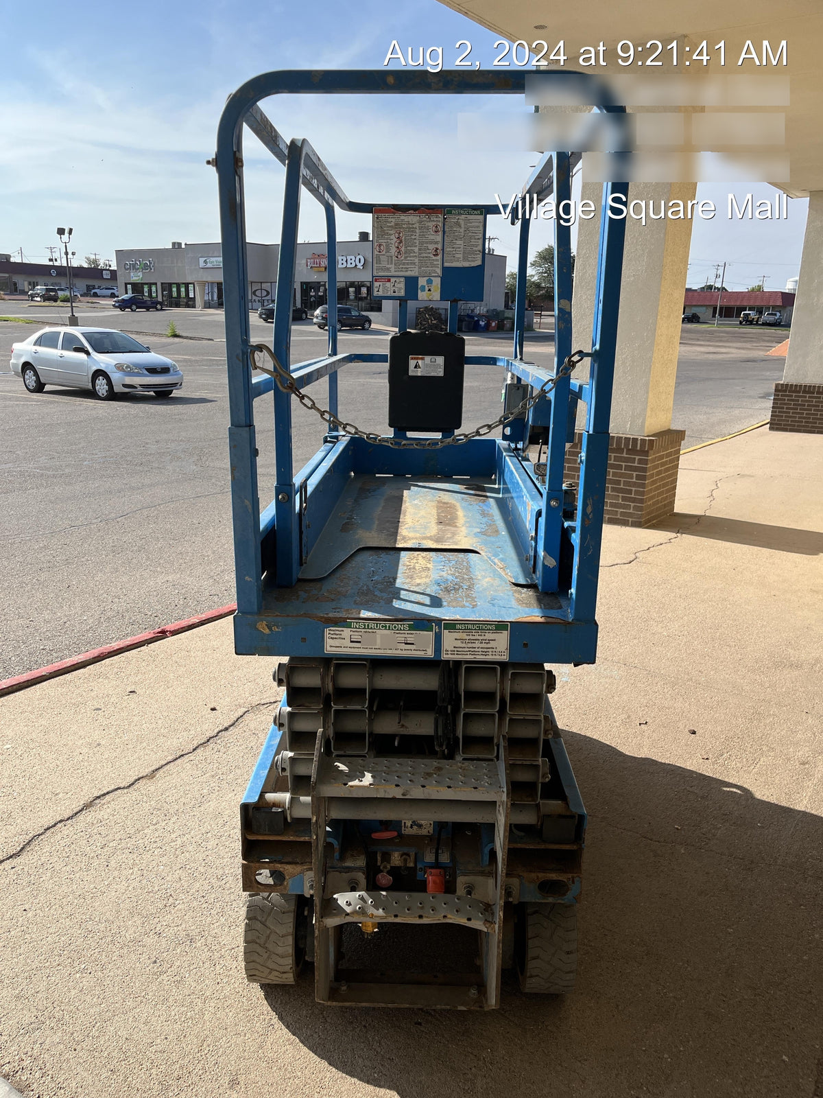 2016 Genie GS-1930 Standard Rental Specs