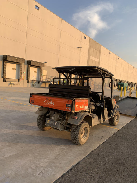 2022 Kubota RTV-X1140W-H Plastic Canopy, Windshield Acrylic Clear, LED Strobe Light, Wire Harness Kit, Back up Alarm