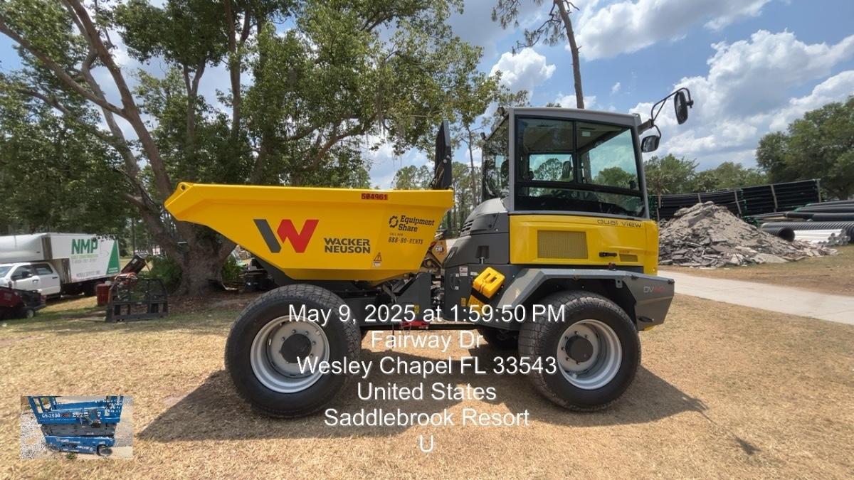 2025 WACKER NEUSON DV605 Cab Turf Tires