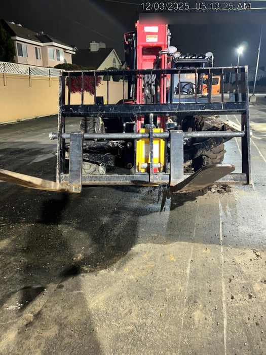 2019 Manitou MTA10055 Canopy, 120 HP, Solid Tires, Work Lights, Lift Hook, Auxiliary Hydraulics 66" Carriage and 60" Forks