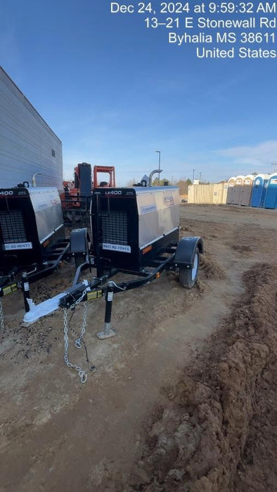 2024 Lincoln Electric LE400 Kubota V1505, Trlr, Cable Rack, Light Kit, ES Decals, T3