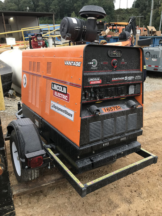 2021 Lincoln Electric Vantage 549X Ready Pak 3, ORANGE (includes trailer, cable rack, fender light kit)