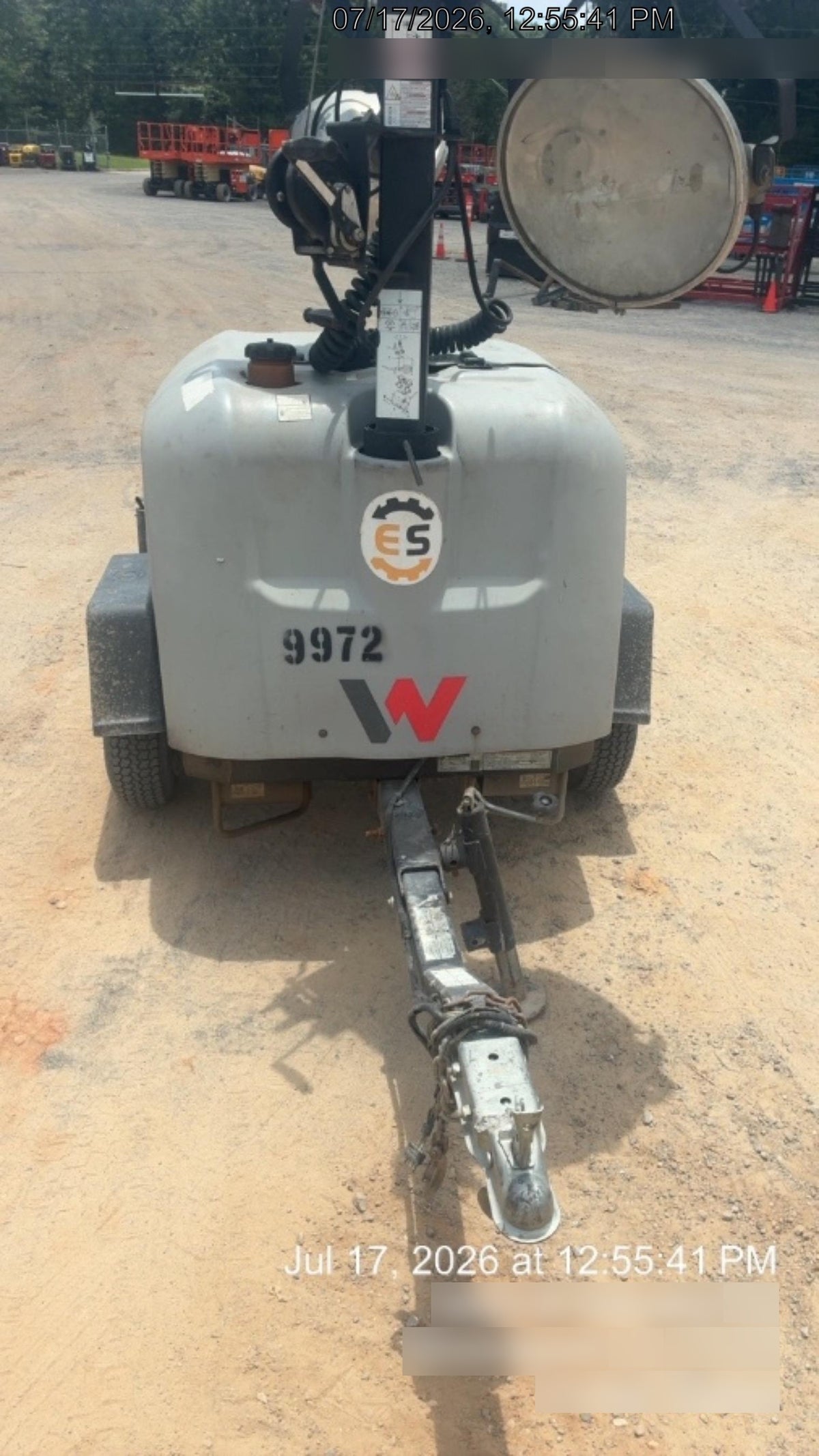 Wacker Neuson LTV6K-MH Wacker Neuson LTV6K Towable Light Tower