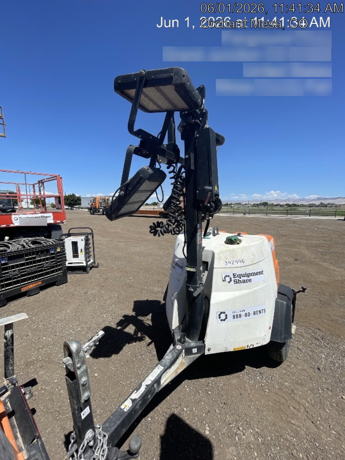 2024 Generac MLT2 Diesel, Flex Switch 120V Input, Powerzone Controller, 
(4) 320W LED Lights, 4kW Generator, 39.9 Gal Fuel Tank, 2" Ball, T3