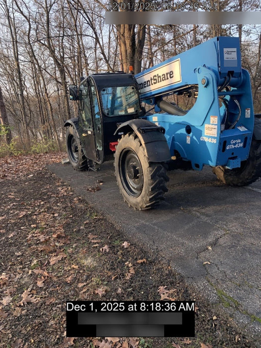 2020 Genie GTH-636 Cab/Heat/Air, Solid Tires, Work Lights, Beacon, Aux Hydraulics, Back up Alarm