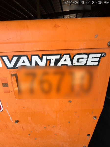 2021 Lincoln Electric Vantage 322 Vantage 322 Ready Pak 3 w/ Decals, ORANGE (includes trailer, cable rack, fender light kit) NO Telematics