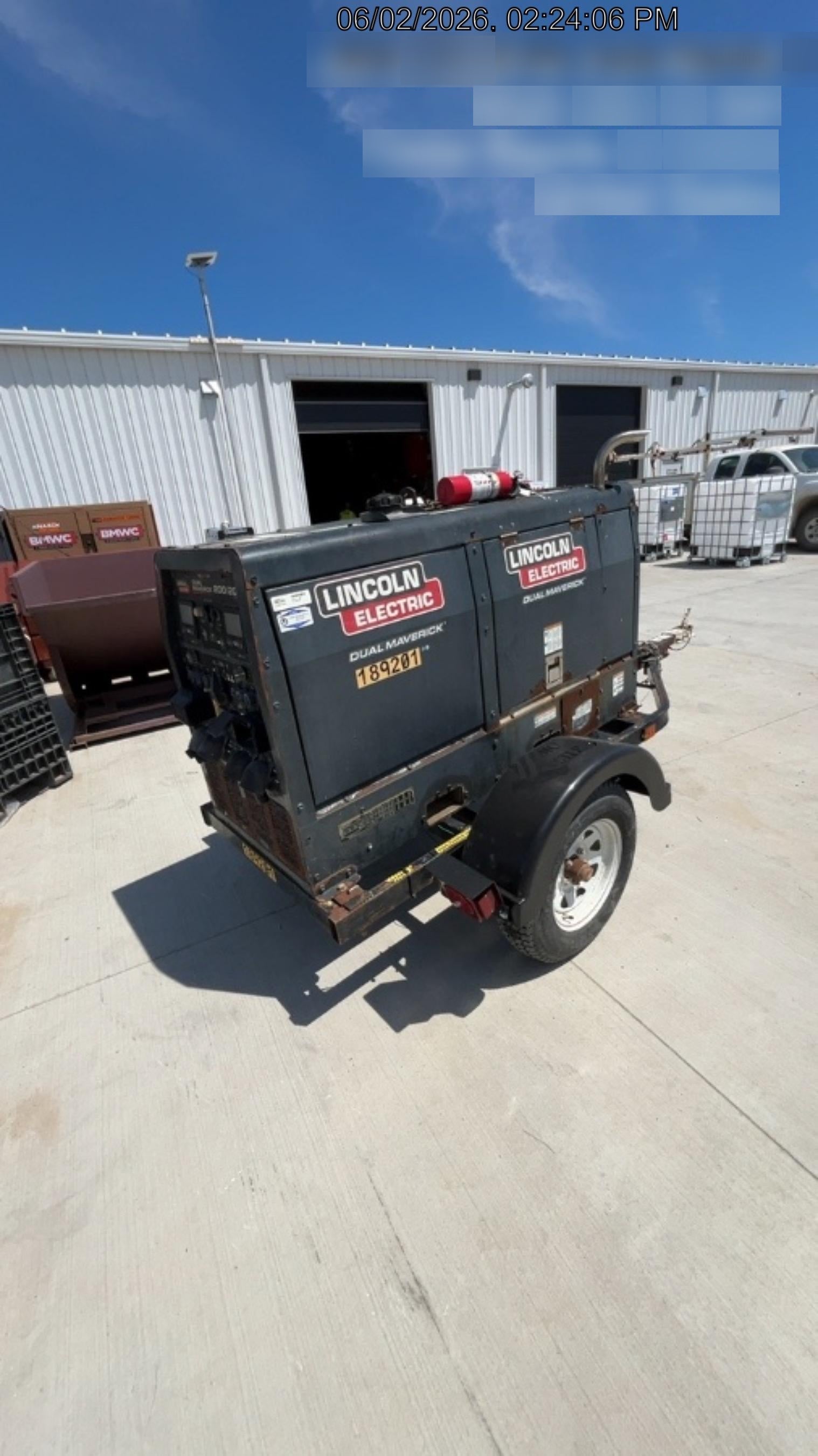 2021 Lincoln Electric Dual Maverick 200/200X Ready Pak 3, Includes Trailer, Cable Rack, Fender Light Kit
