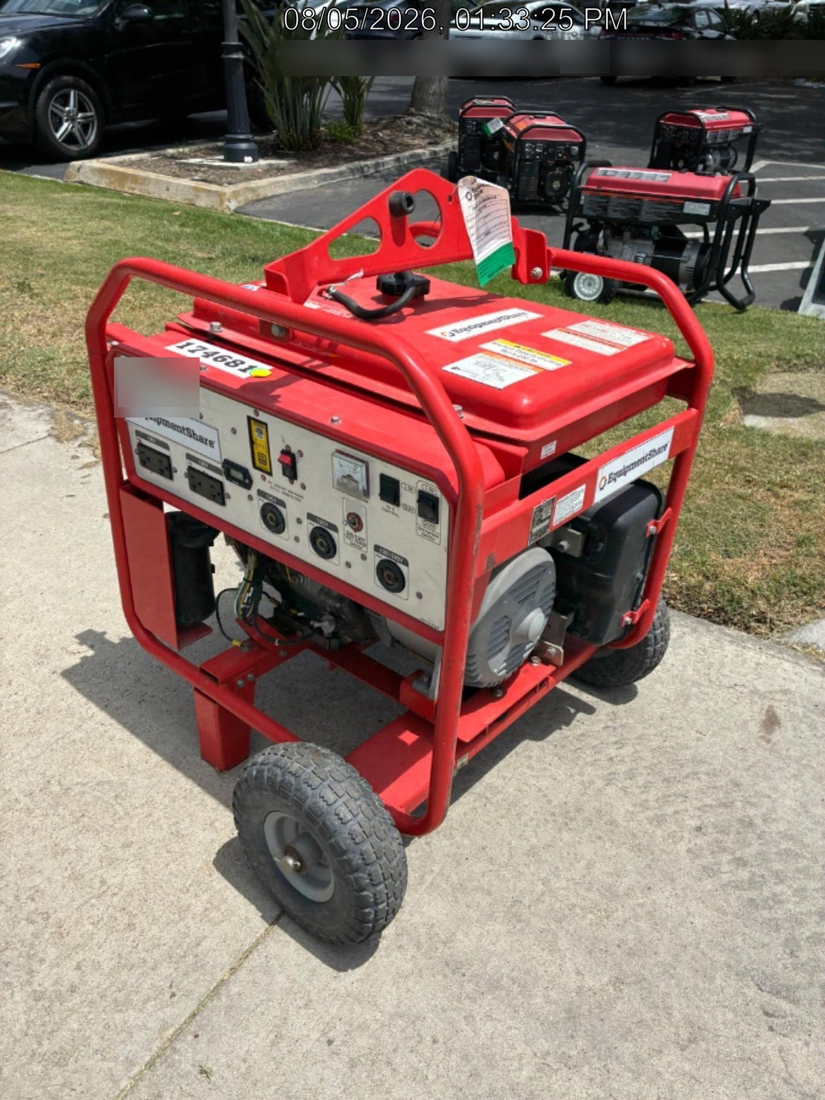 2021 Multiquip GA36HR Gen 3.6kW Honda GX240 GFCI