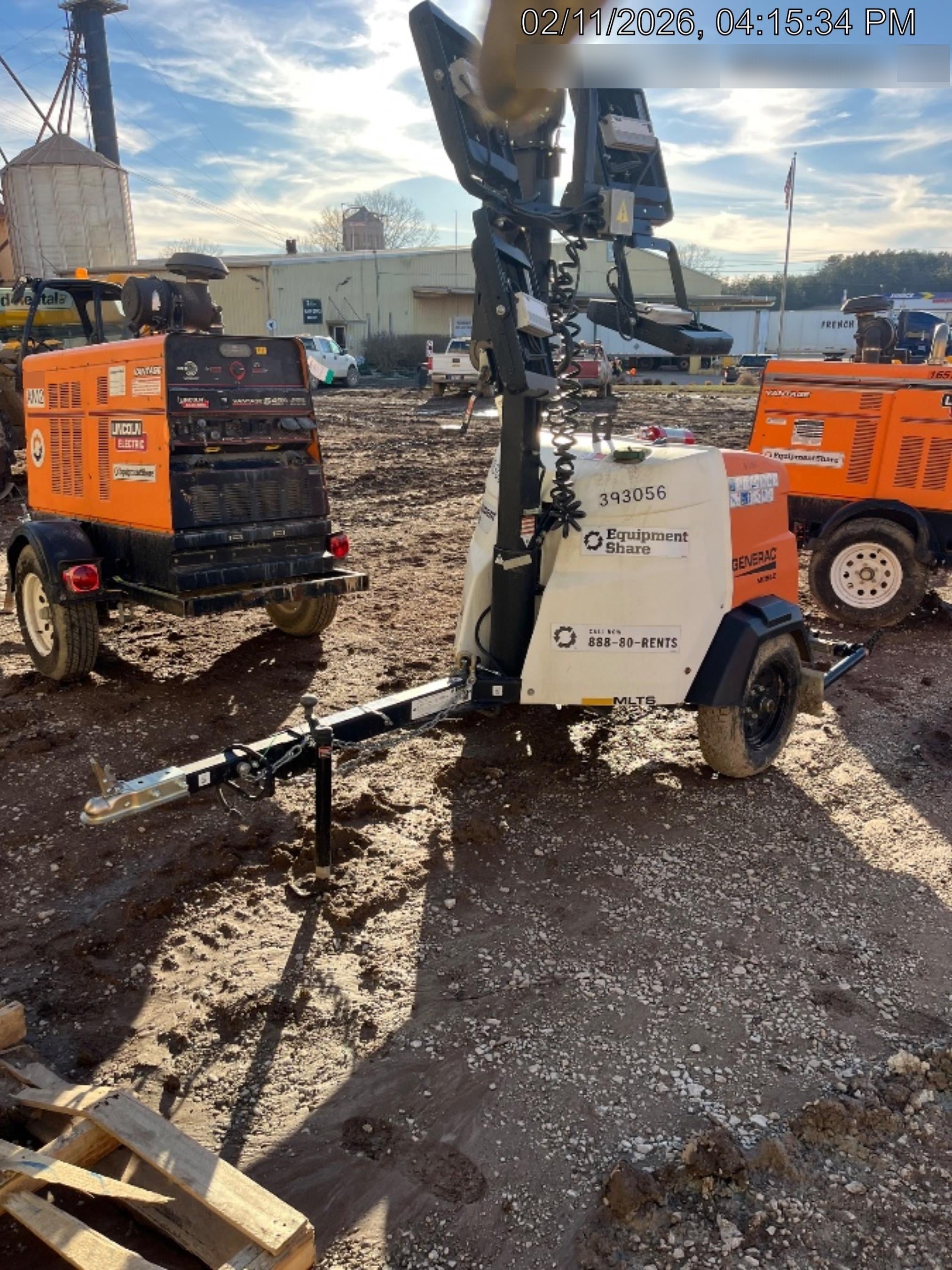 2024 Generac MLT2 Diesel, Flex Switch 120V Input, Powerzone Controller, 
(4) 320W LED Lights, 4kW Generator, 39.9 Gal Fuel Tank, 2" Ball, T3