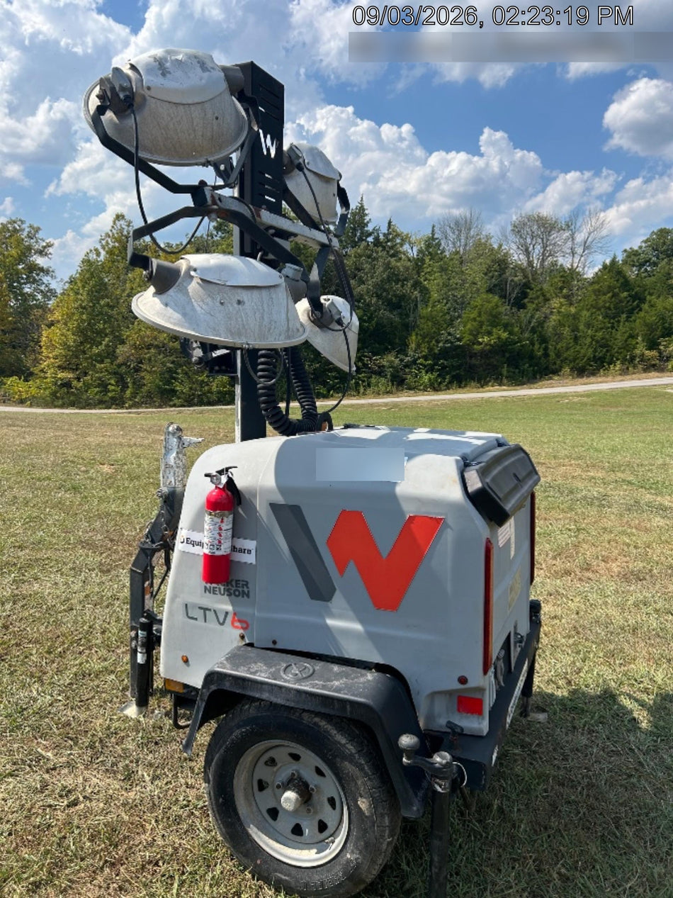 2019 Wacker Neuson LTV6L-MH Wacker Neuson LTV6L Mobile Light Tower w/Fuel Level Sensor Installed