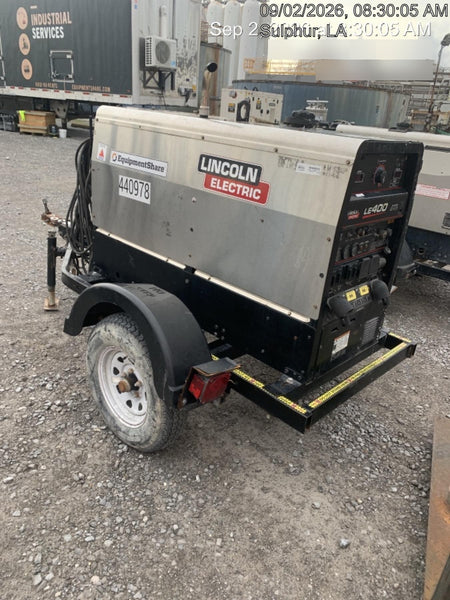 2024 Lincoln Electric LE400 Kubota V1505, Trlr, Cable Rack, Light Kit, ES Decals, T3