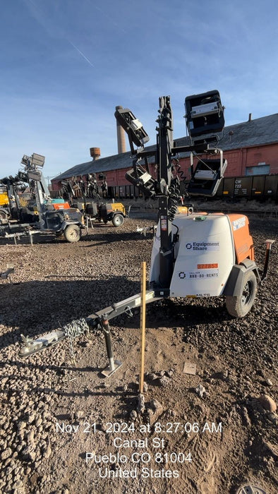 2023 Generac MLT2 Diesel, Flex Switch 120V Input, Powerzone Controller, 
(4) 320W LED Lights, 4kW Generator, 39.9 Gal Fuel Tank, 2" Ball, T3