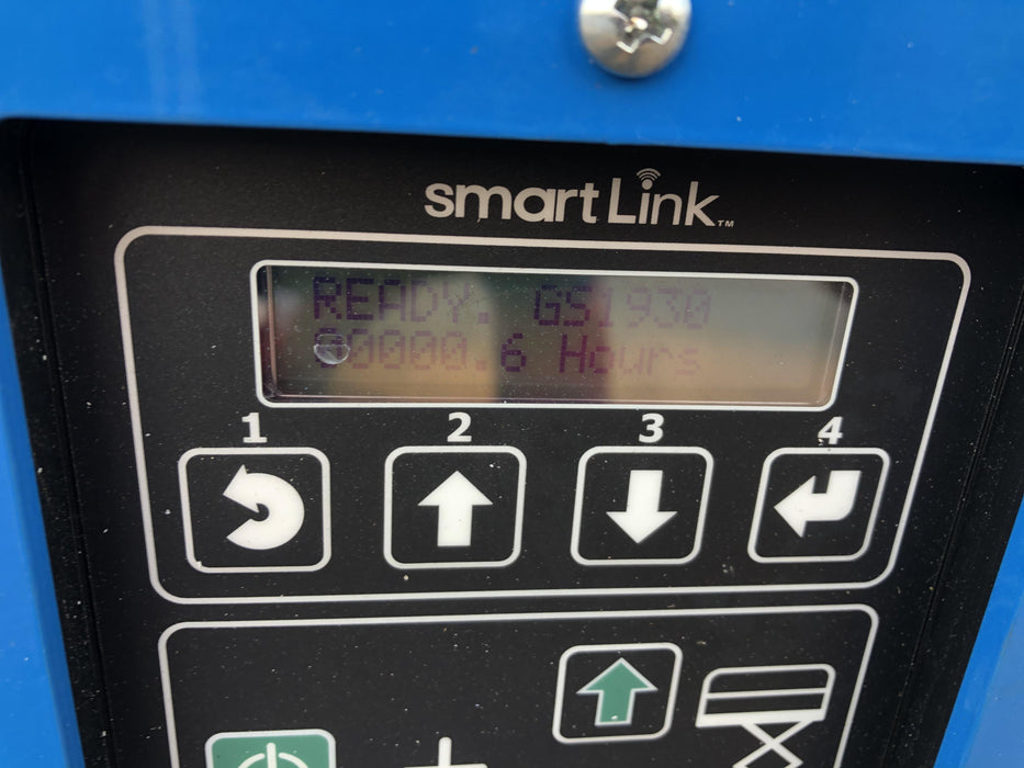 2020 Genie GS-1930 Solid Non Marking Tires, Beacon, Folding rails with half height swing gate, 800W Inverter