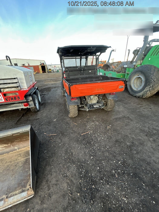 2021 Kubota RTV-X1140W-H Plastic Canopy, Windshield Acrylic Clear, LED Strobe Light, Wire Harness Kit, Back up Alarm