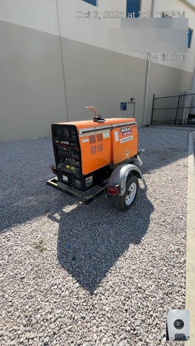 2022 Lincoln Electric LE400 Kubota V1505, Trlr, Cable Rack, Light Kit, ES Decals, T3