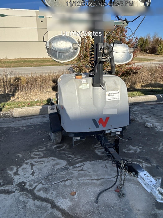 2019 Wacker Neuson LTV6L-MH Wacker Neuson LTV6L Mobile Light Tower w/Fuel Level Sensor Installed