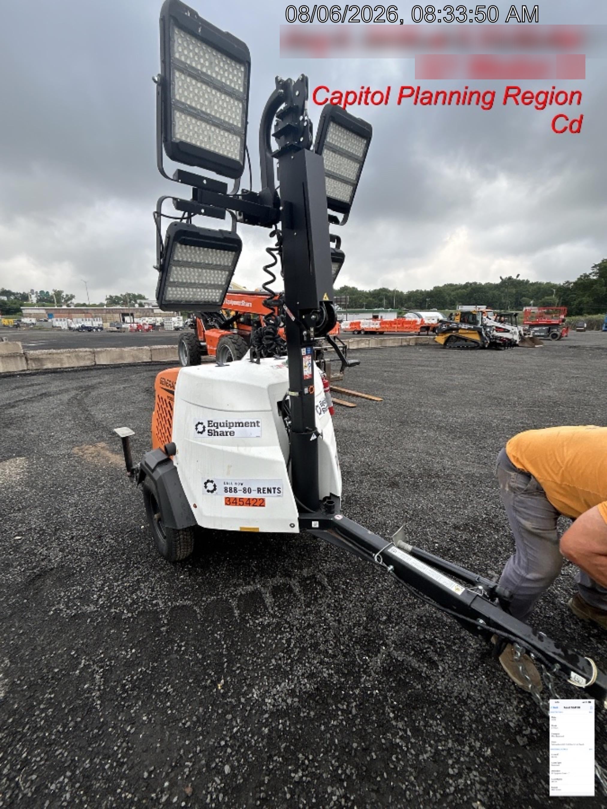 2023 Generac MLT2 Diesel, Flex Switch 120V Input, Powerzone Controller, (4) 320W LED Lights, 4kW Generator, 39.9 Gal Fuel Tank, 2" Ball, T3