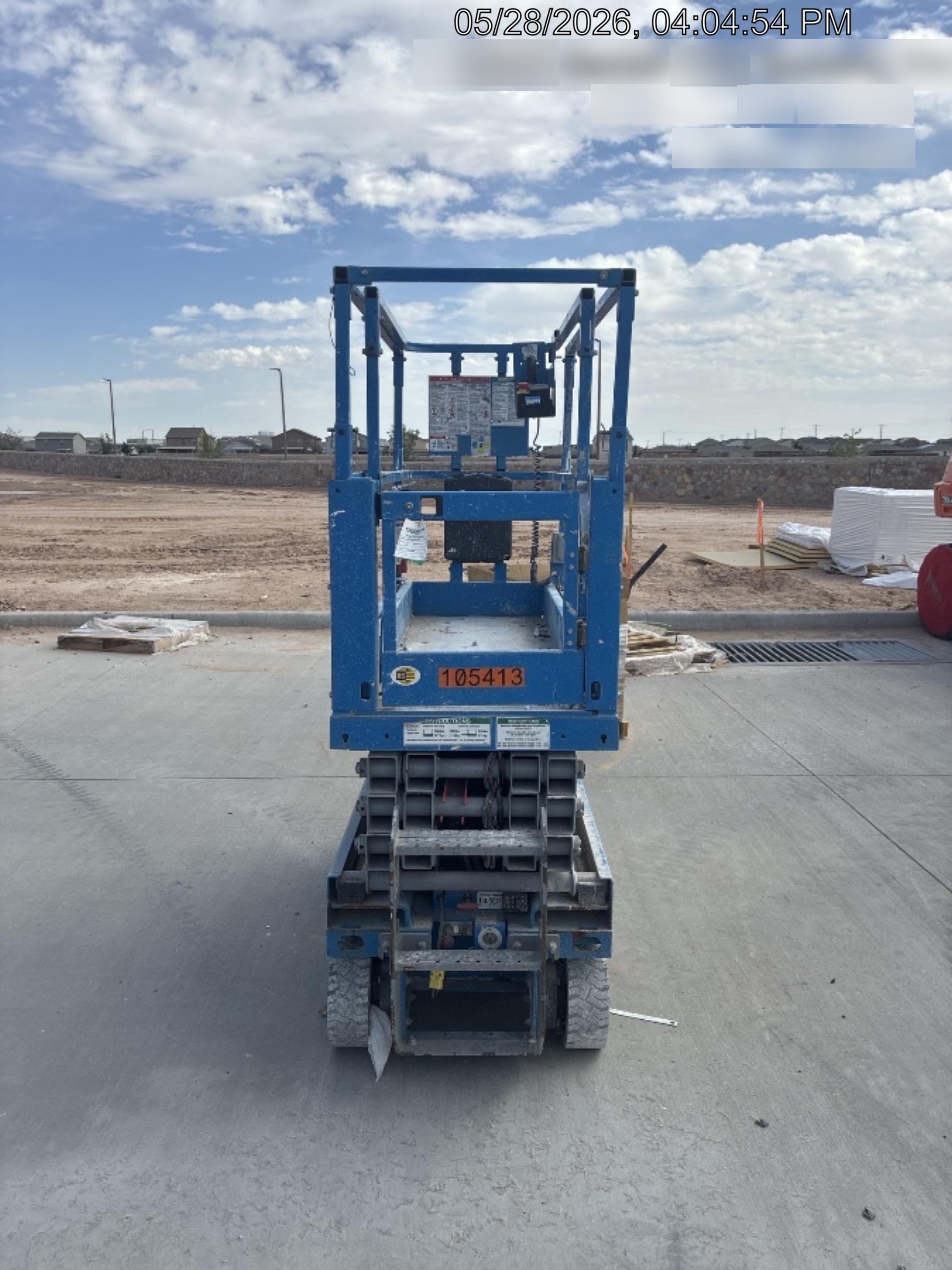 2020 Genie GS-1930 Solid Non Marking Tires, Beacon, Folding rails with half height swing gate