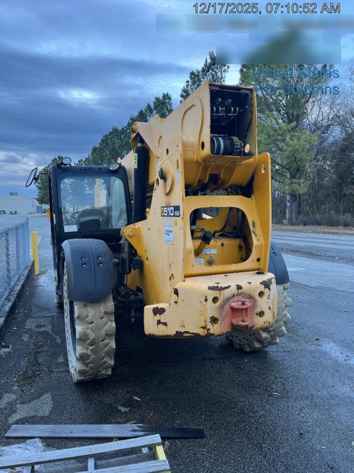 2019 JCB 510-56 Open ROPS, 74 HP, Solid Tires, Worklights, Beacon, Aux Hydraulics, Lifting Eye, 60" Carriage/60" Forks