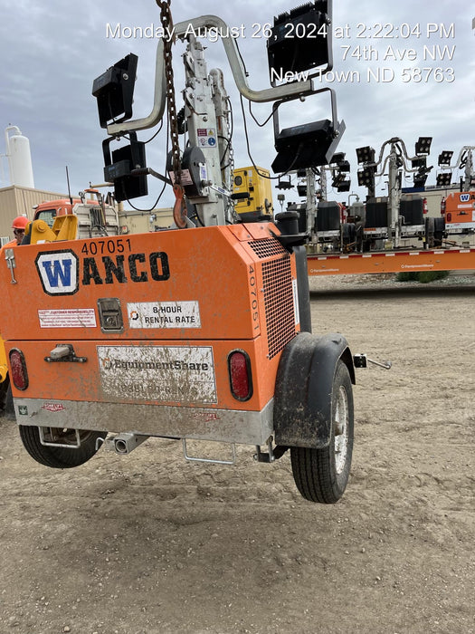 2024 Wanco WLTT-4MM4K Diesel, Deep Sea Controller, Shore Power Plug, Auto Start, (4) 350W LED Floodlights, 4kW Generator, 60 Gal Fuel Tank, 2" Ball, T3