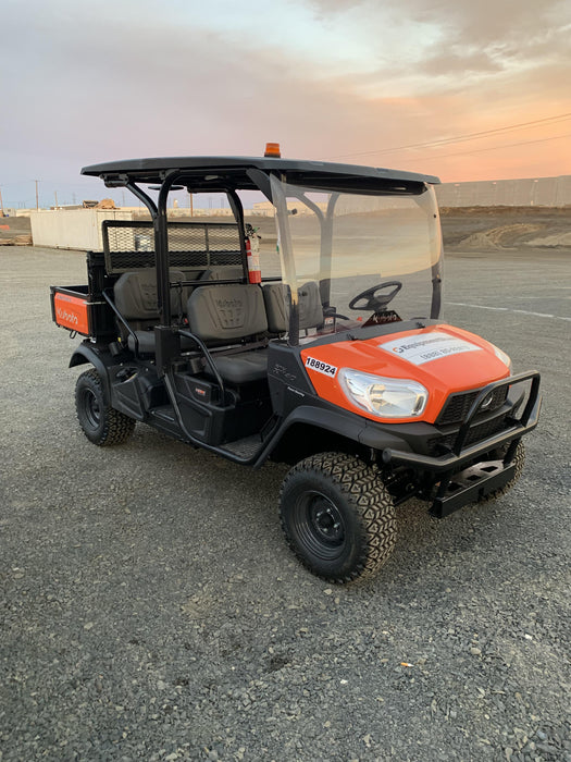 Kubota RTV-X1140W-H Plastic Canopy, Windshield Acrylic Clear, LED Strobe Light, Wire Harness Kit, Back up Alarm