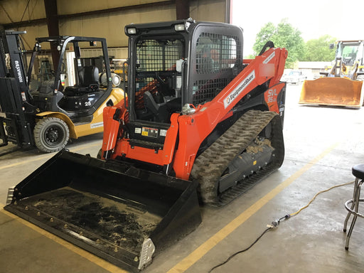 2019 Kubota SVL95-2S Cab/Heat/Air, Standard Tracks, Standard Flow, Hydraulic QC 80" HD w/ Smooth Cutting Edge