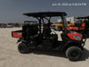 2022 Kubota RTV-X1140W-H Plastic Canopy, Windshield Acrylic Clear, LED Strobe Light, Wire Harness Kit, Back up Alarm
