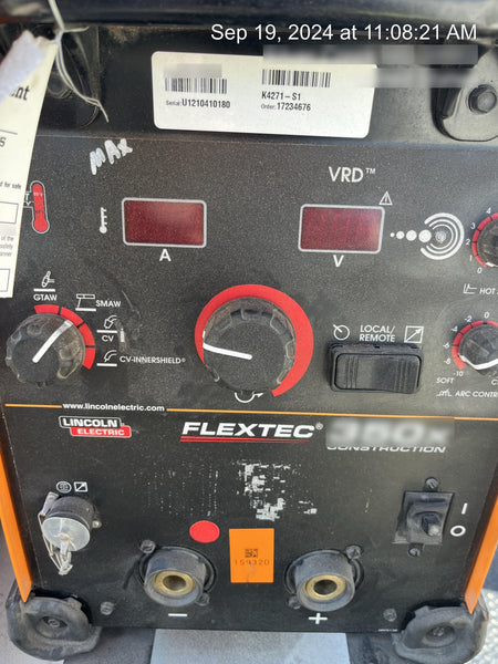 2021 LINCOLN ELECTRIC FLEXTEC 350X