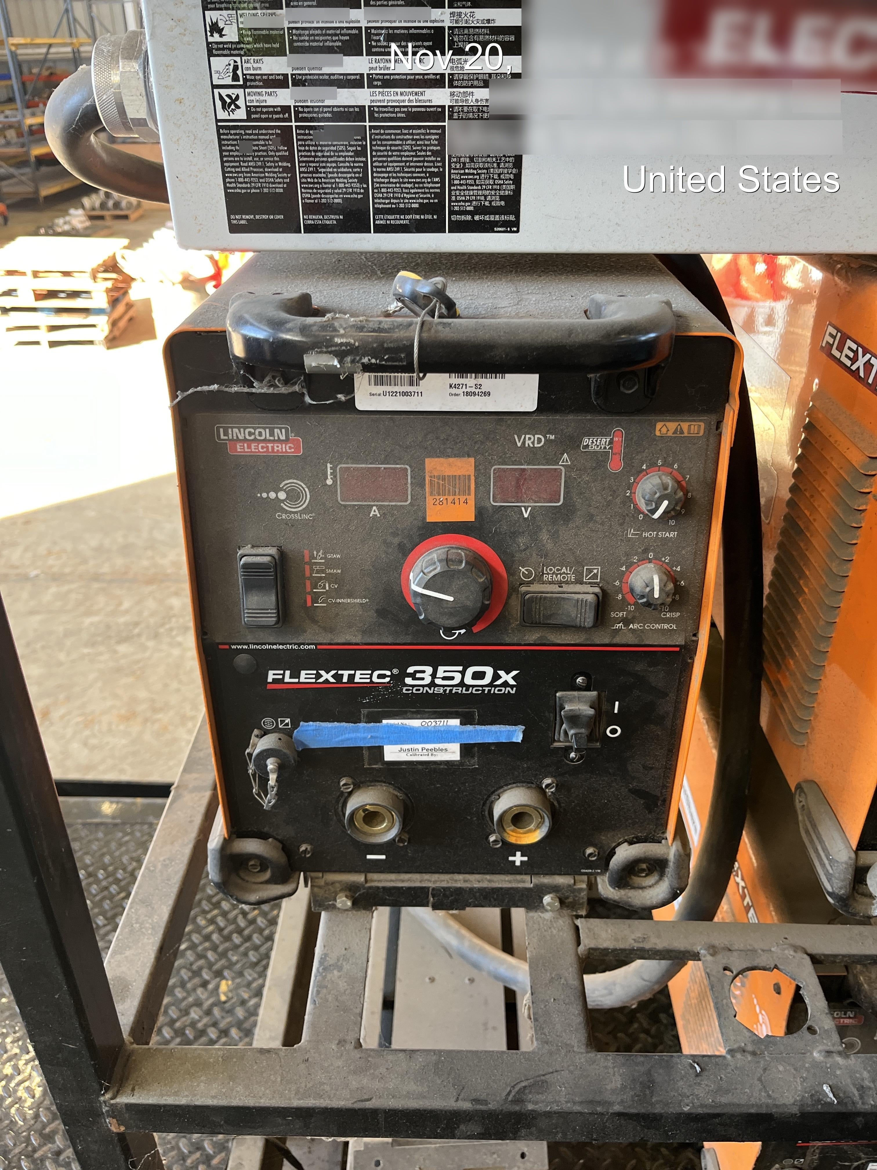 2022 LINCOLN ELECTRIC FLEXTEC 350X
