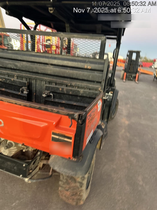 2022 Kubota RTV-X1140W-H Plastic Canopy, Windshield Acrylic Clear, LED Strobe Light, Wire Harness Kit, Back up Alarm