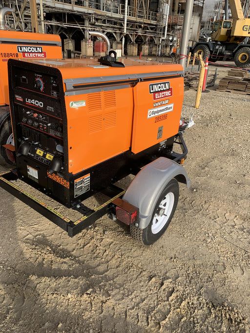 2022 Lincoln Electric LE400 Kubota V1505, Trlr, Cable Rack, Light Kit, ES Decals, T3