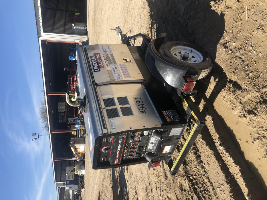 2019 Lincoln Electric Vantage 322 Ready-Pak 3, Two Wheel Trailer, Fender and Light Kit, Cable Rack