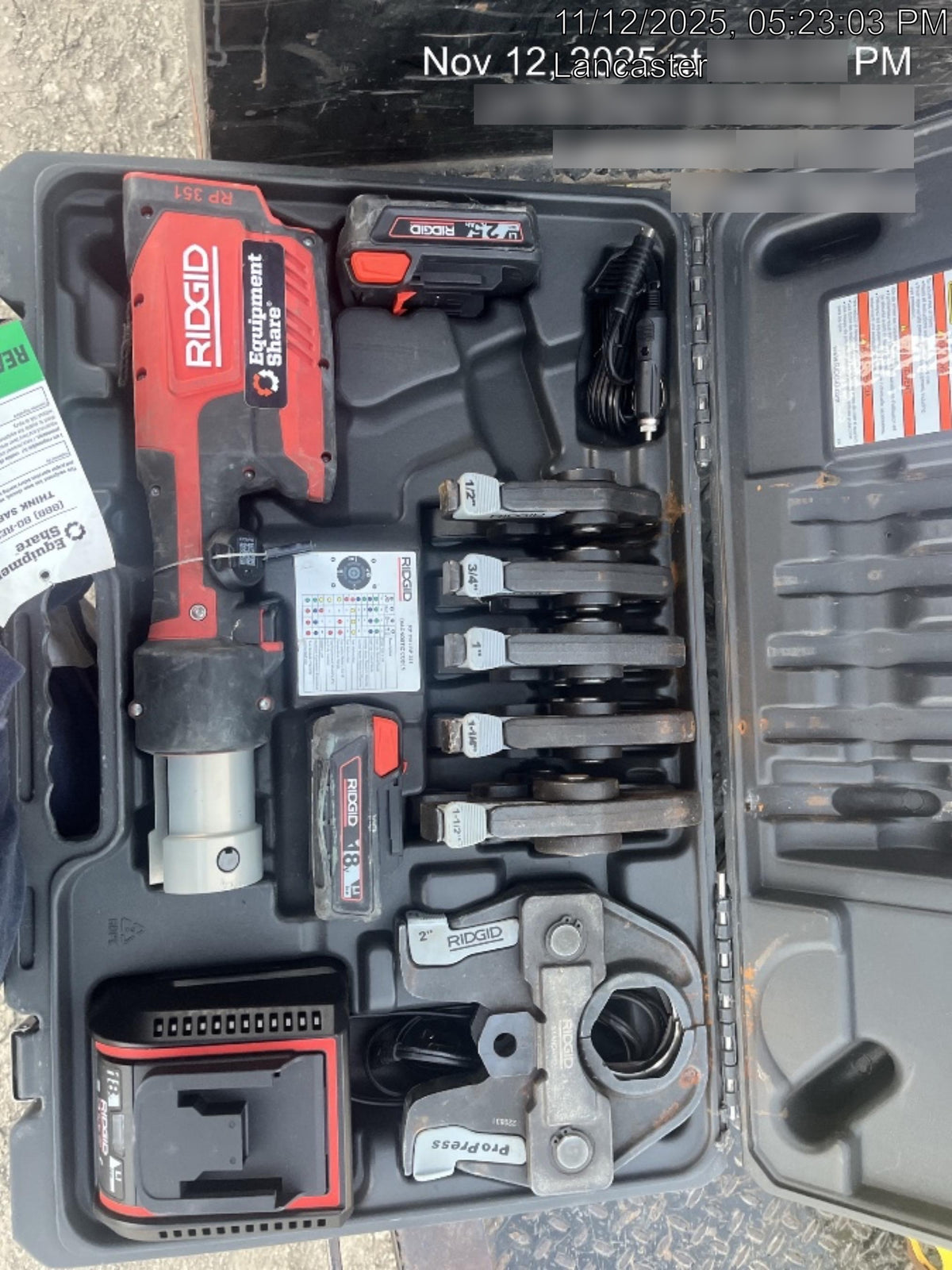 2022 RIDGID RP351