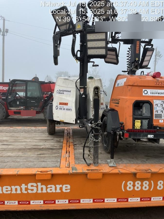 2023 Generac MLT2 Diesel, Flex Switch 120V Input, Powerzone Controller, (4) 320W LED Lights, 4kW Generator, 39.9 Gal Fuel Tank, 2" Ball, T3