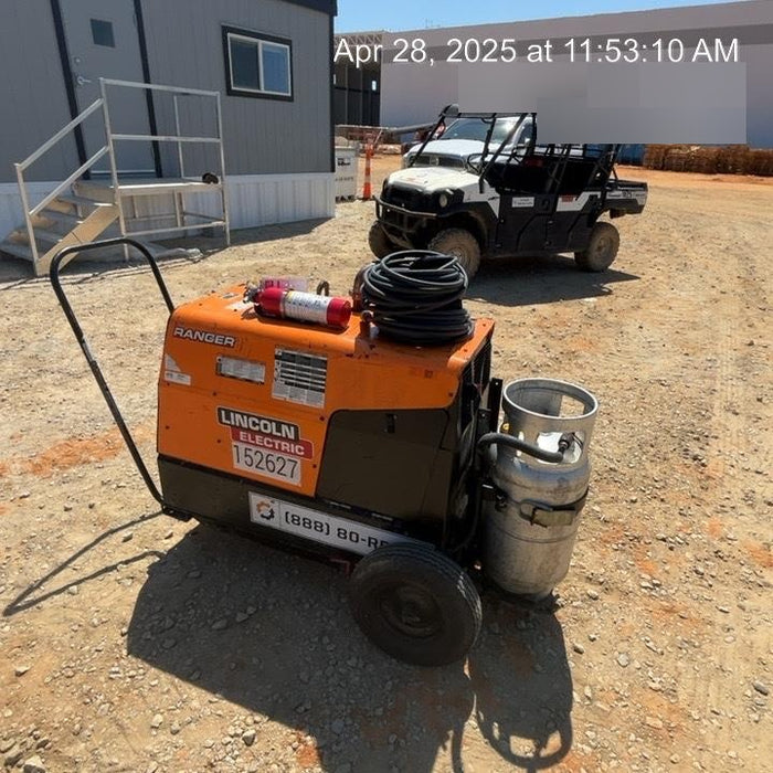 2021 Lincoln Electric Ranger 305 LPG LPG One-Pak (includes undercarriage, tank holder & tank strap) ORANGE