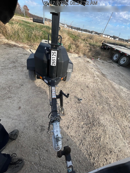 2022 Allmand NLV3GR (4) LED Light Fixture 350W, 23' Vertical Mast, 3kW Prime, Towable, ES Decals, T3