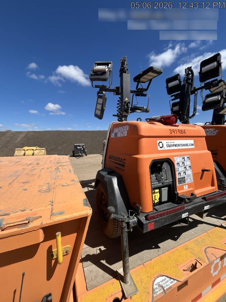 2024 Generac MLT2 Diesel, Flex Switch 120V Input, Powerzone Controller, 
(4) 320W LED Lights, 4kW Generator, 39.9 Gal Fuel Tank, 2" Ball, T3