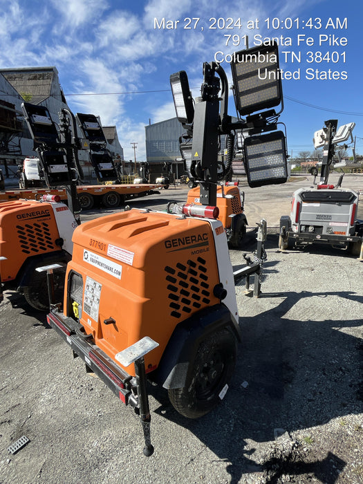 2023 Generac MLT2 Diesel, Flex Switch 120V Input, Powerzone Controller, 
(4) 320W LED Lights, 4kW Generator, 39.9 Gal Fuel Tank, 2" Ball, T3