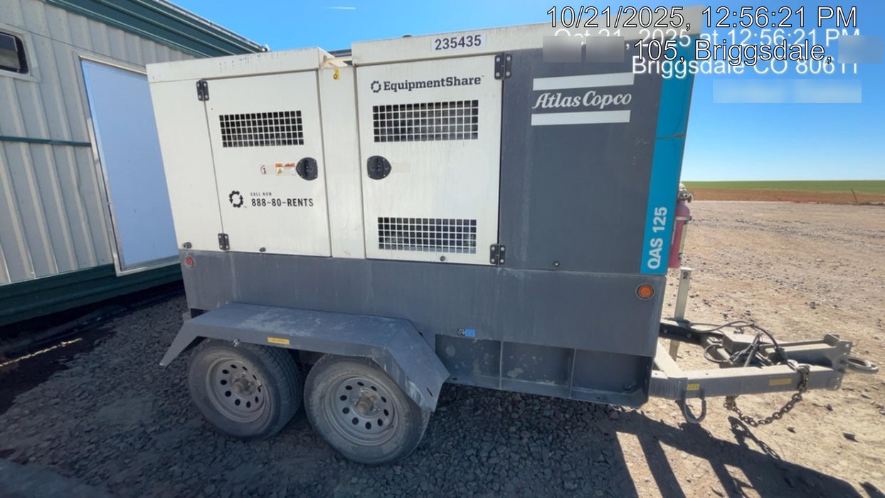 2022 ATLAS COPCO QAS 125