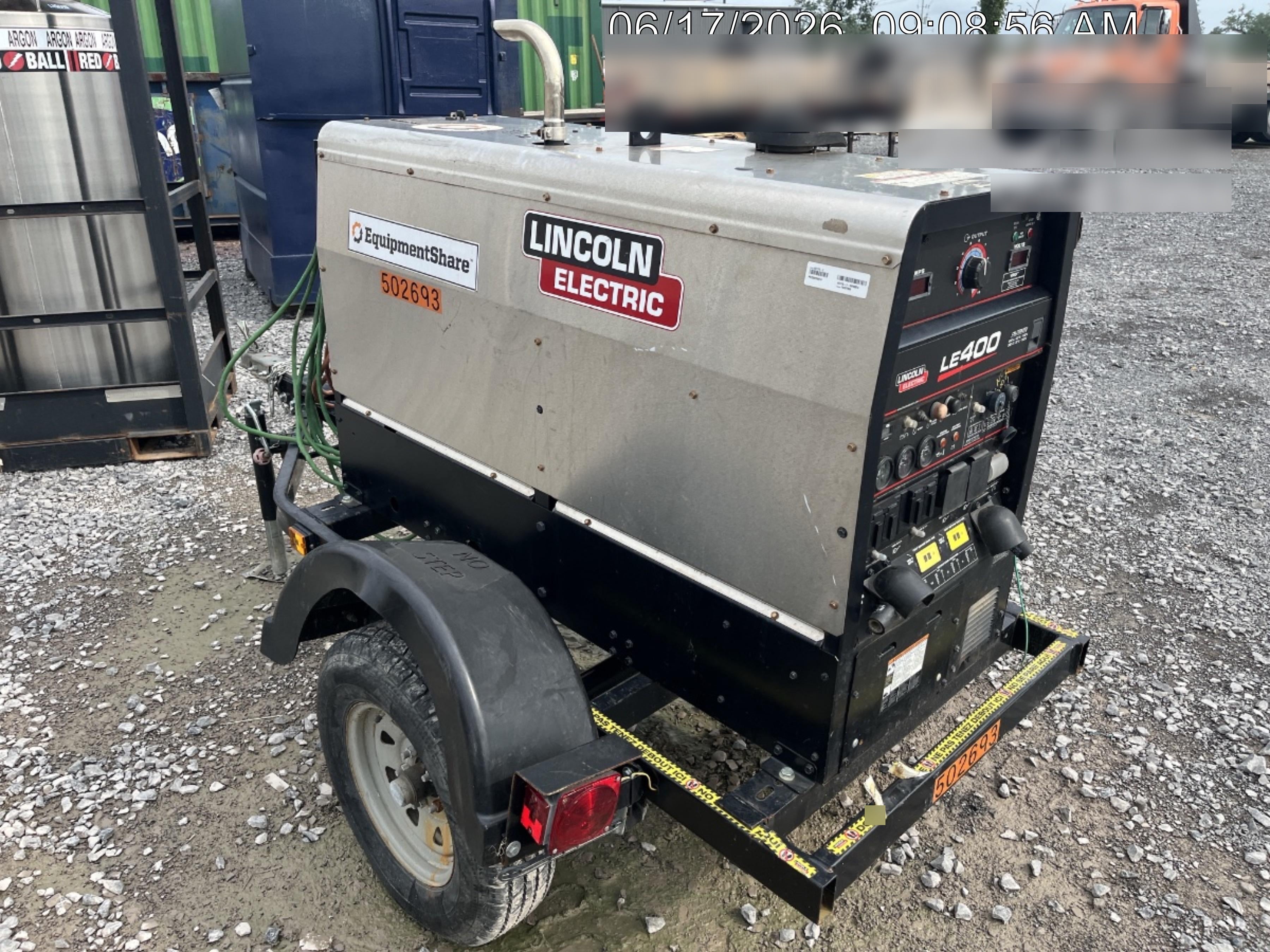 2024 Lincoln Electric LE400 Kubota V1505, Trlr, Cable Rack, Light Kit, ES Decals, T3